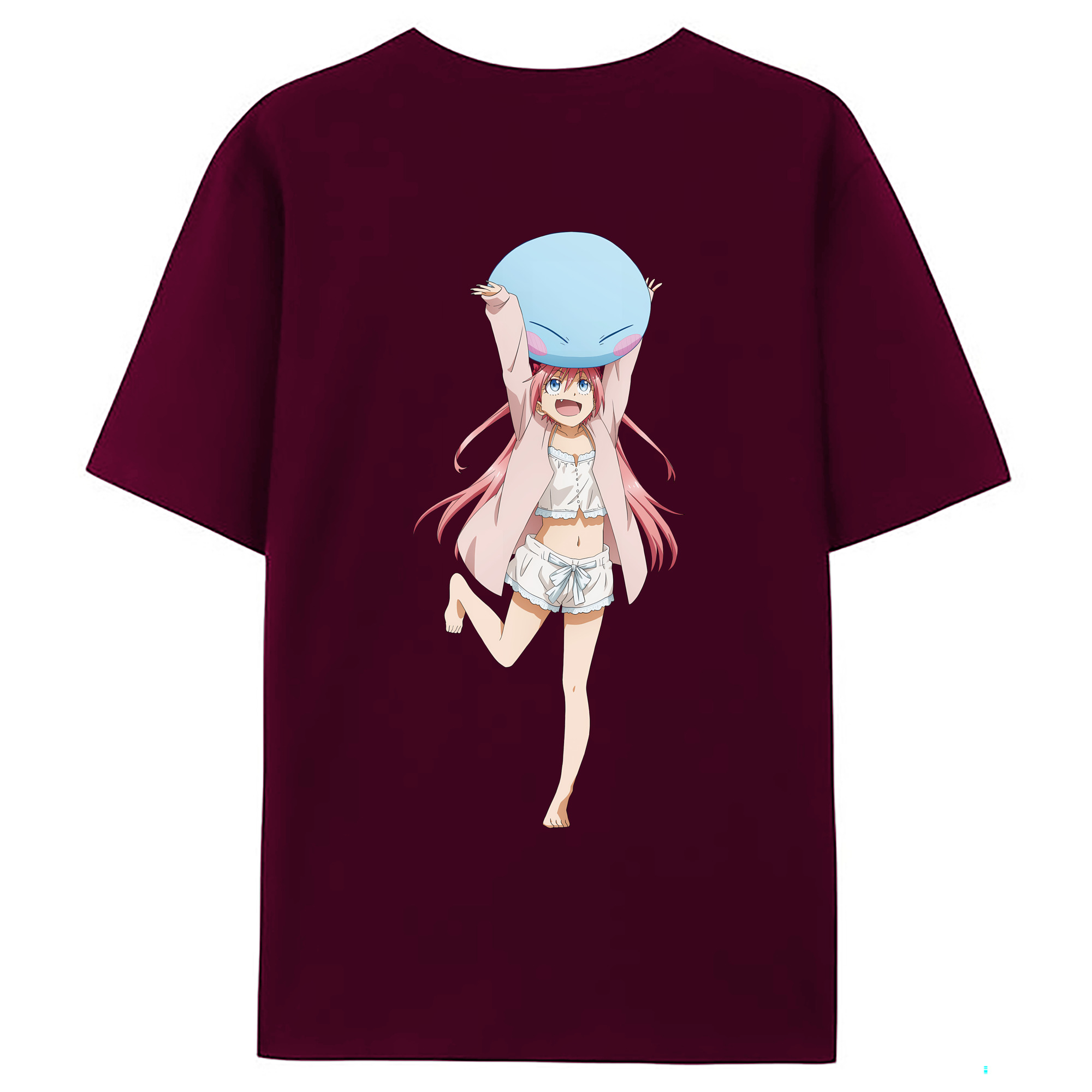 （画像用） 転スラ Regarding Reincarnated to Slime レディース半袖Tシャツ(バックプリント)